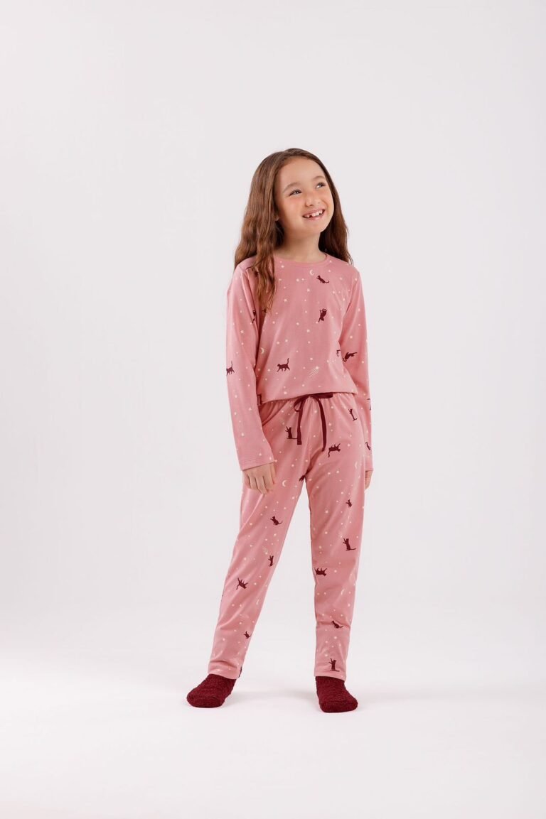 PIJAMA INFANTIL FEMININO MGA LGA C/ CALAA / UNICA / 8