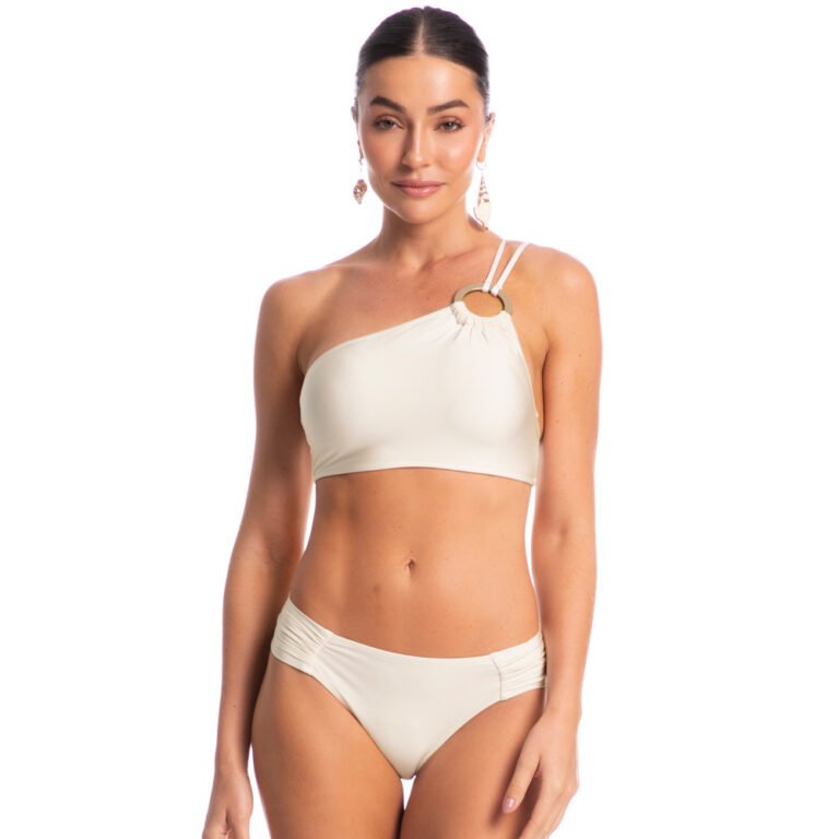 BIQUINI SHINE COM ARGOLA FRANZIDA MEDIA CRU/P