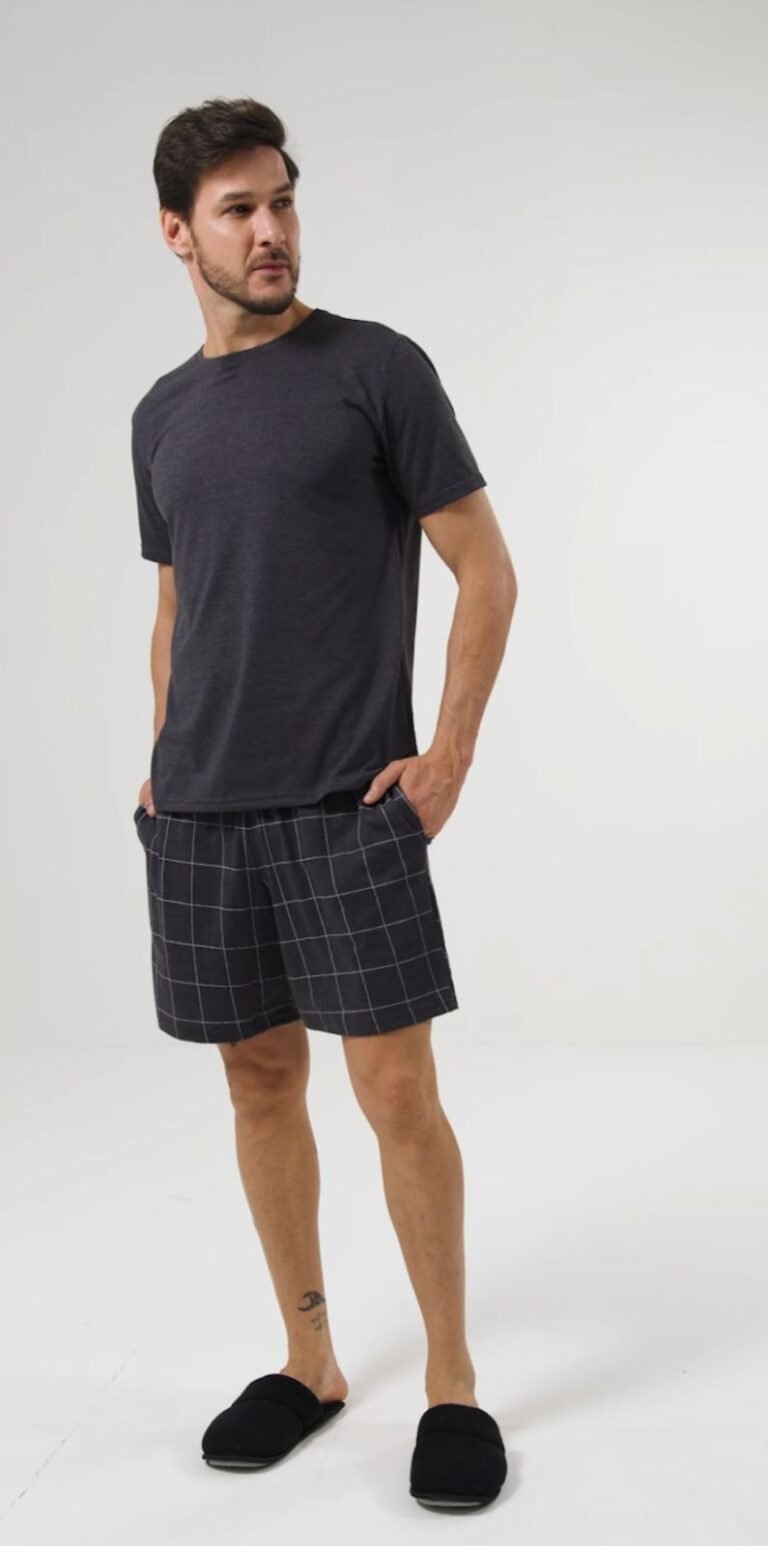 PIJAMA MASCULINO MGA CTA C/ BERMUDA / UNICA / P