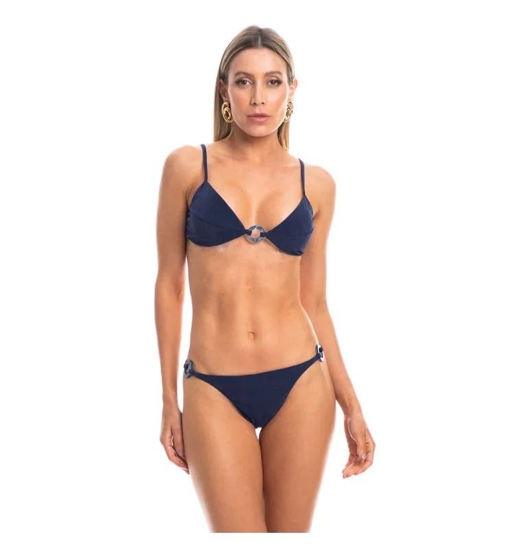 BIQUINI ANCORA LUNA STRING MARINHO/G