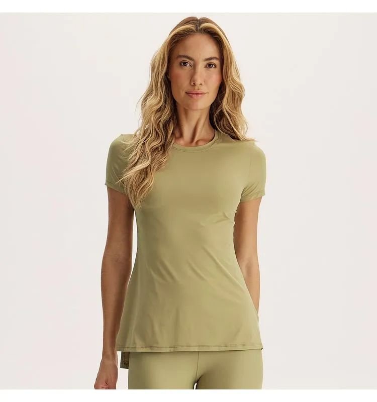 CAMISETA LUNGE PULSE VERDE CLARO/P
