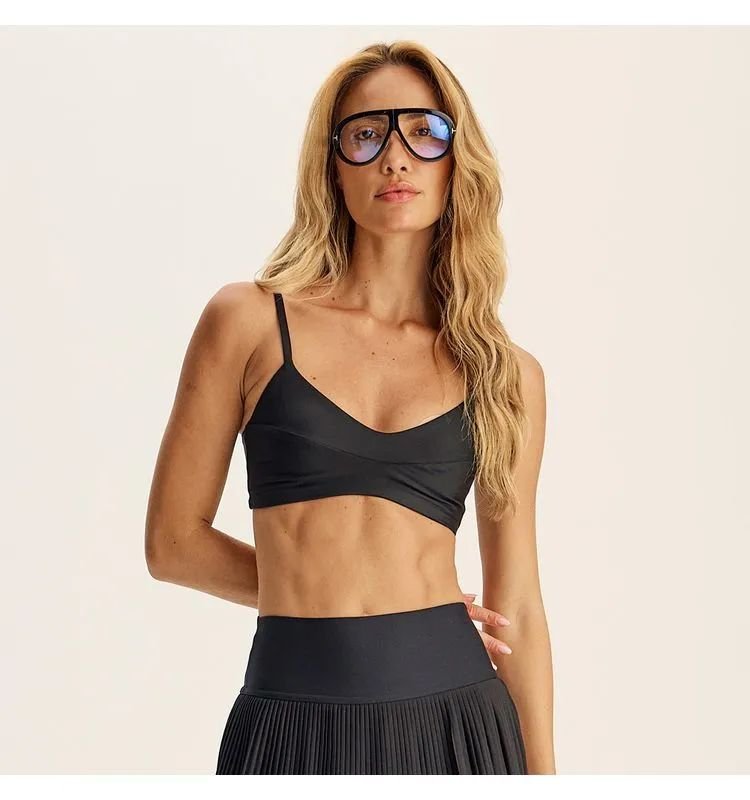 TOP CARDIO V ALCINHA PRETO/M