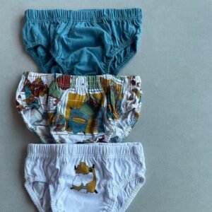 UNDERWEAR MAS BABY KIT CUECA ALGODAO