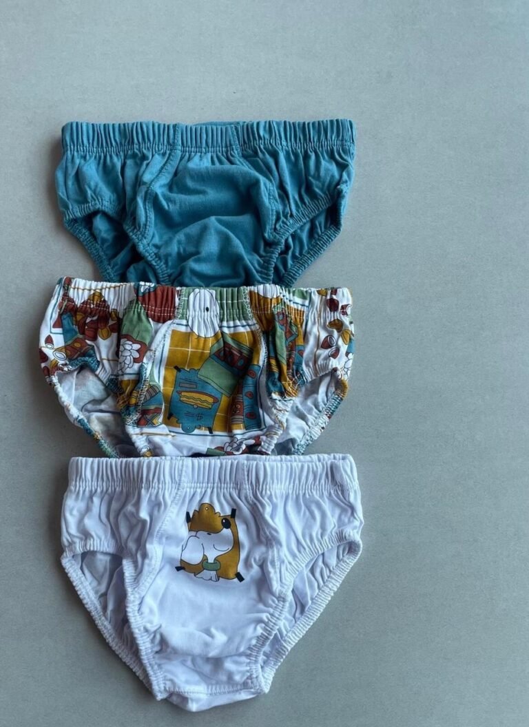 UNDERWEAR MAS BABY KIT CUECA ALGODAO
