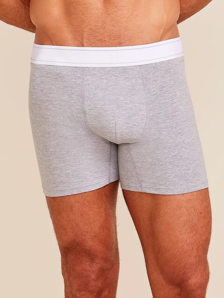 CUECA BOXER EM ALGODAO - CINZA MESCLA - G