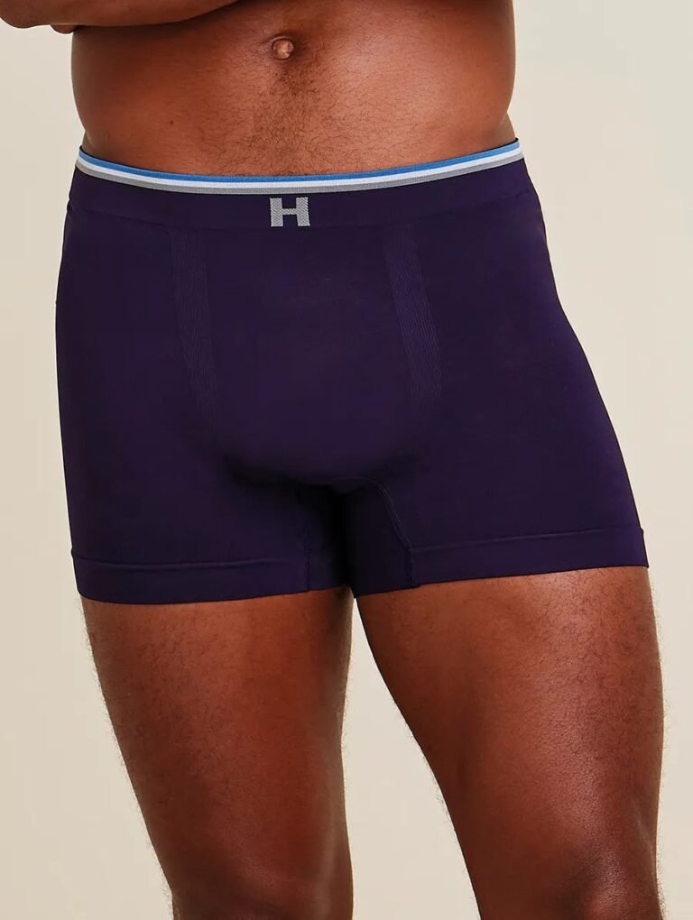 CUECA BOXER CASUAL EM MICROFIBRA LIGHT - AZUL MARINHO INDIGO - G