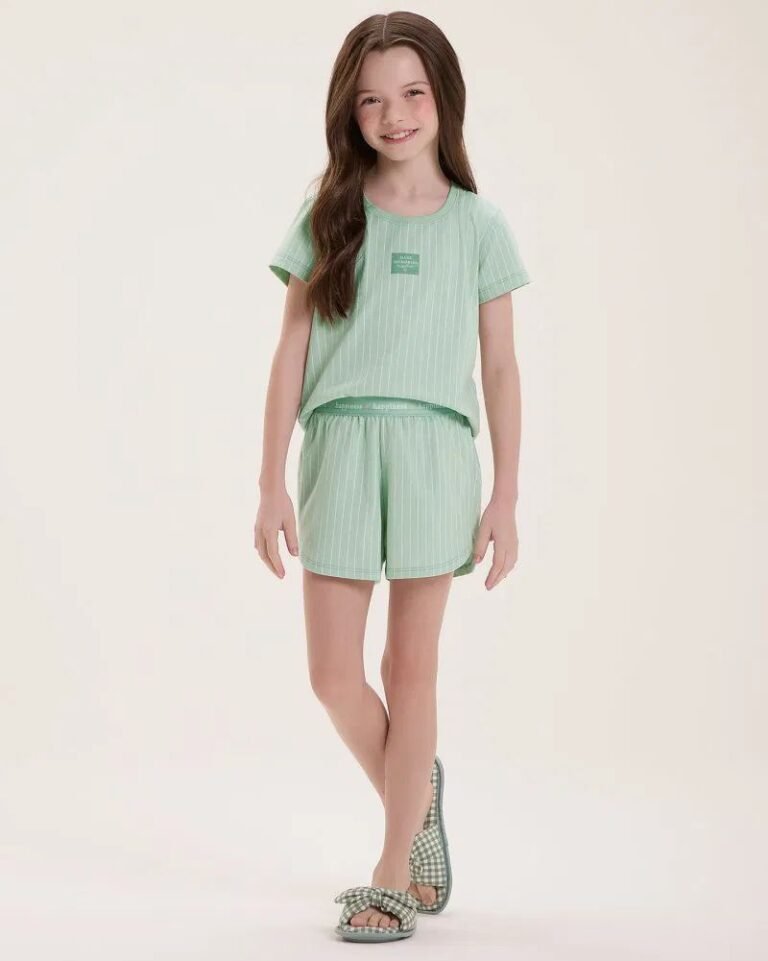 PIJAMA FEMININO INFANTIL MGA CTA C/ SHORTS / UNICA / 6