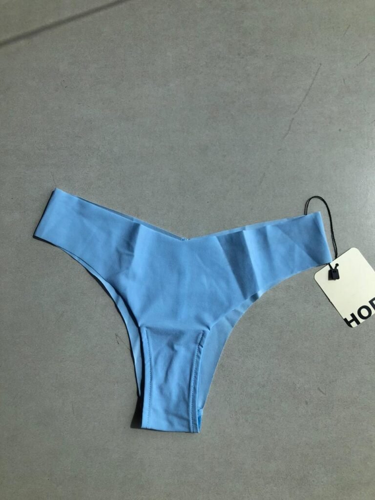 CALCINHA BIQUINI EM MICROFIBRA NUDE - AZUL TULE - G