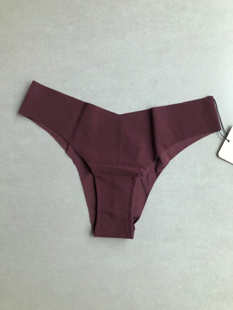 CALCINHA BIQUINI EM MICROFIBRA NUDE - VINHO BORDO - G