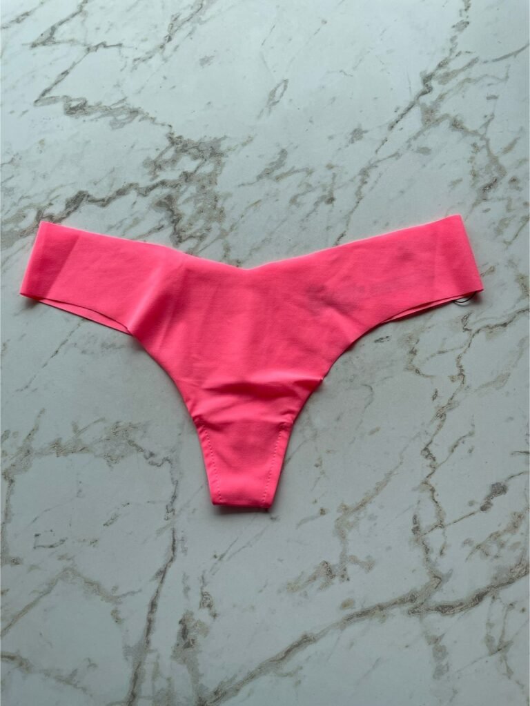 CALCINHA FIO DENTAL EM MICROFIBRA NUDE - PINK TROPICAL - G