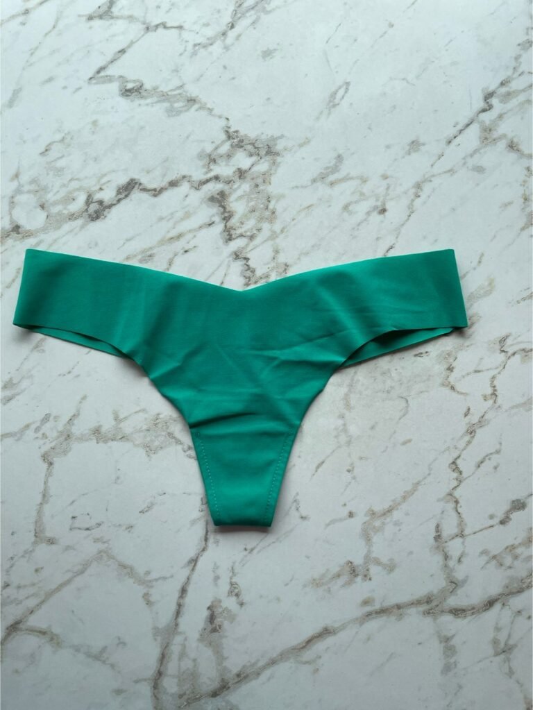 CALCINHA FIO DENTAL EM MICROFIBRA NUDE - VERDE POSITIVE - G