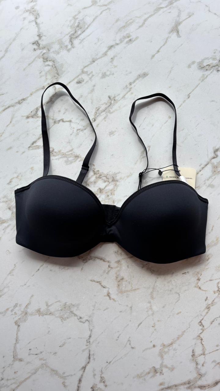SUTIA TOMARA QUE CAIA NA SUA MEDIDA - TACA B - PRETO - 42B