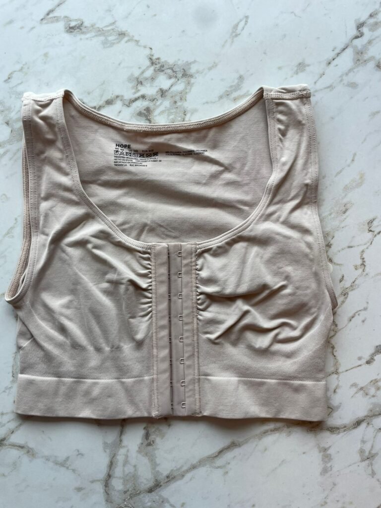 SUTIA REGATA FECHO FRONTAL FIT SHAPE - BEGE BALLET - 42