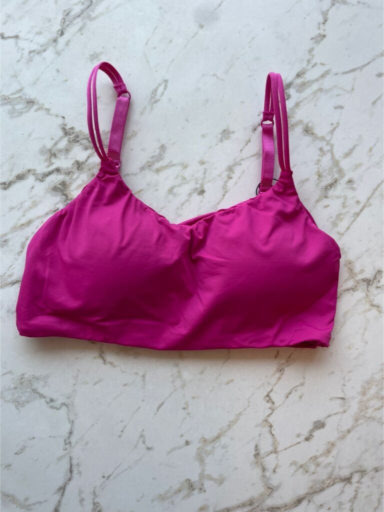 TOP COM BOJO REMOVIVEL EM MICROFIBRA - PINK BERRY - P