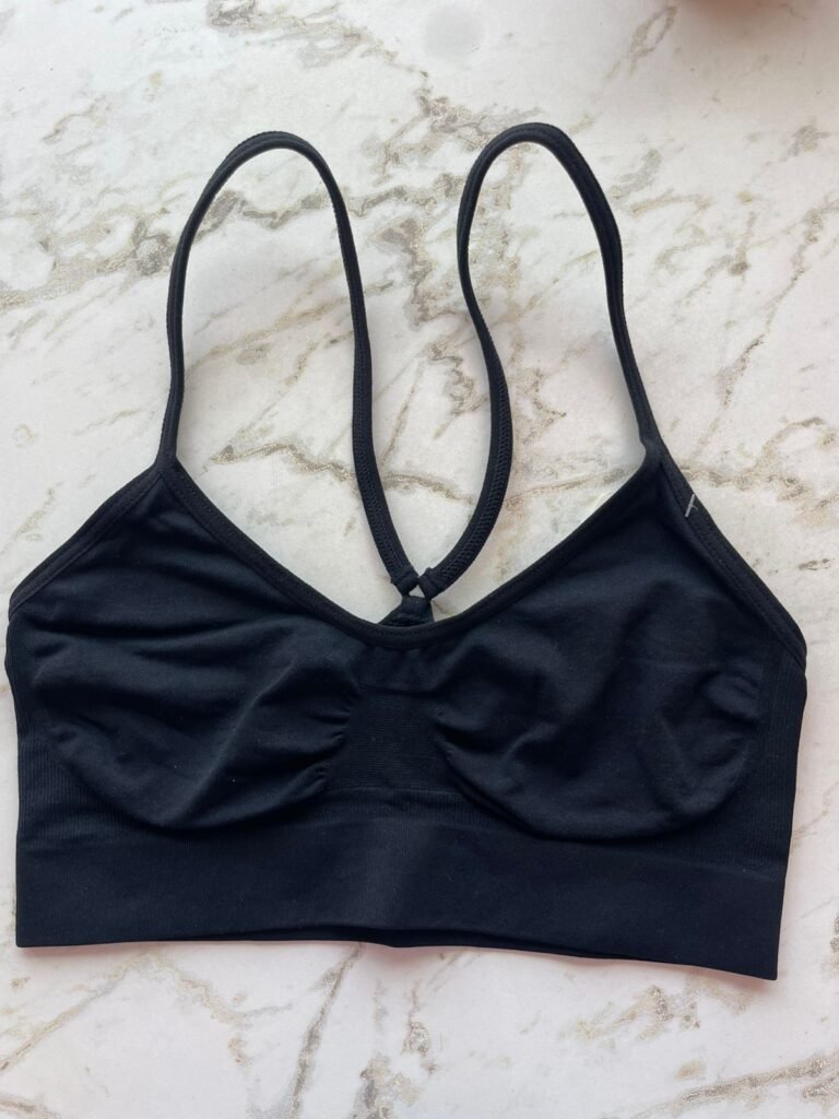 SUTIA TOP NADADOR EM MICROFIBRA LIGHT - PRETO - P