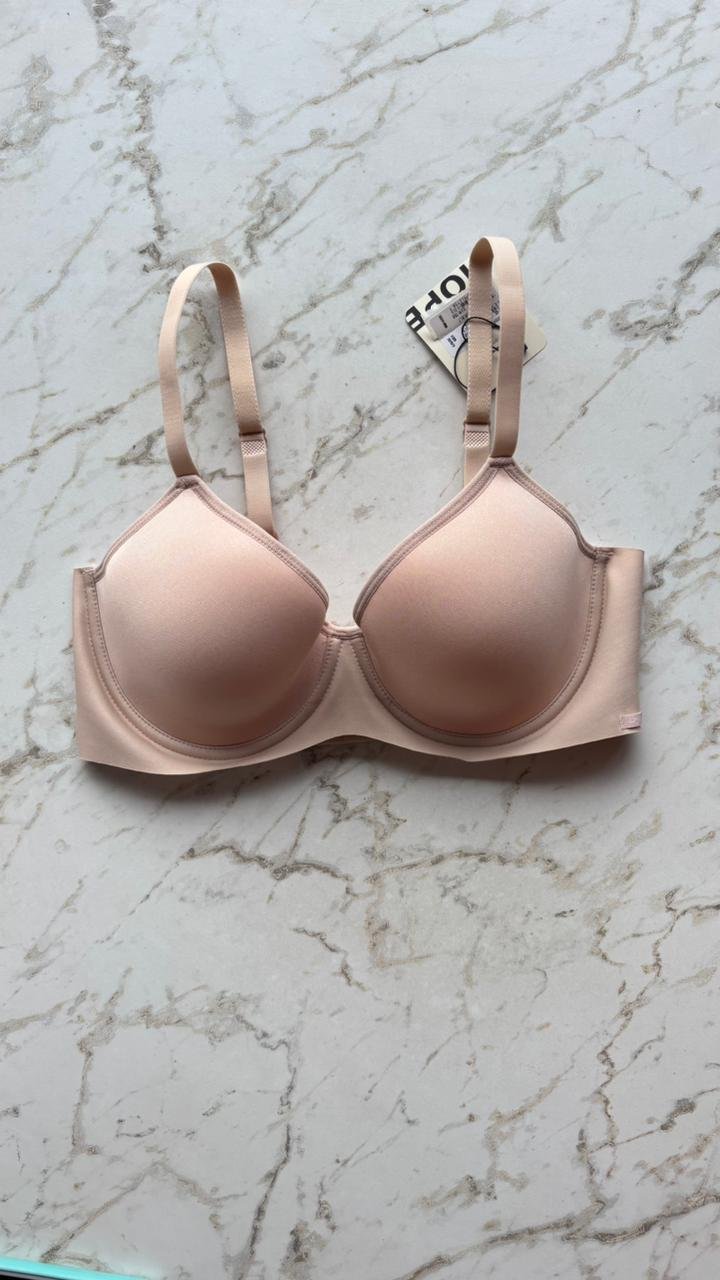 SUTIA AMPLA COBERTURA COM BOJO RESPIRAVEL AIR - BEGE BALLET - 48