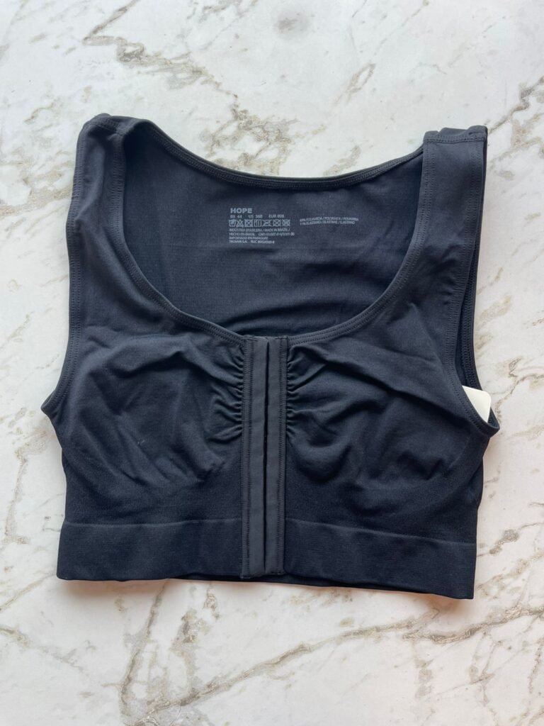 SUTIA REGATA FECHO FRONTAL FIT SHAPE - PRETO - 44