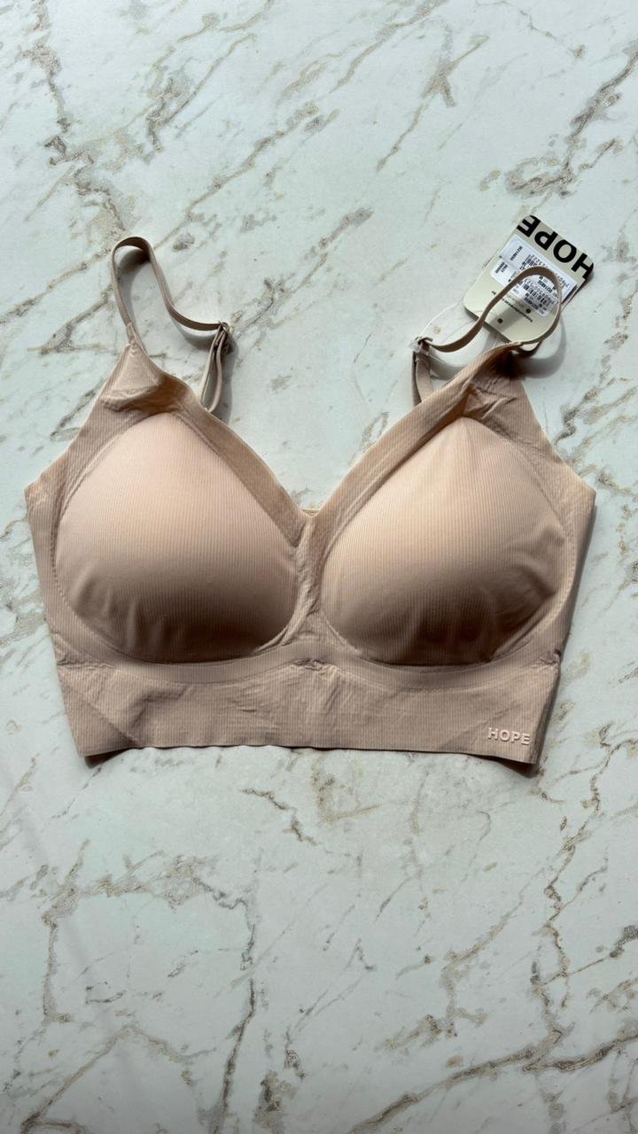 SUTIA TOP COM BOJO REMOVIVEL NAKED - BEGE BALLET - G