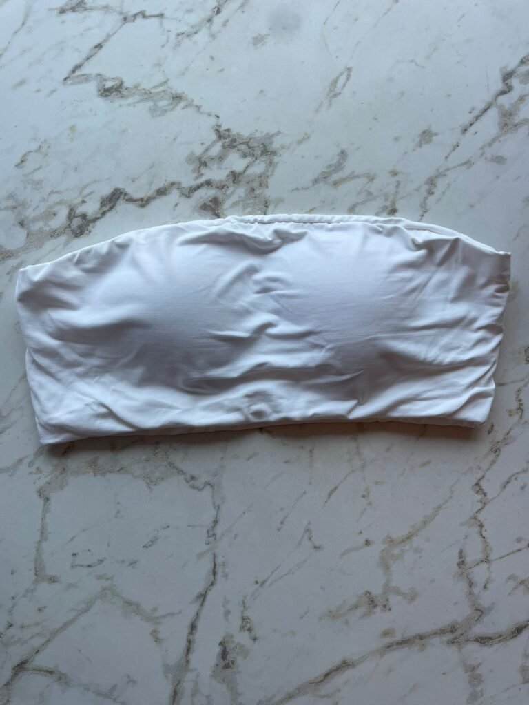 SUTIA TOP FAIXA COM BOJO REMOVIVEL EM MICROFIBRA - BRANCO - P