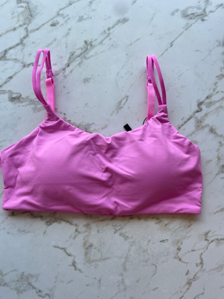 TOP COM BOJO REMOVIVEL EM MICROFIBRA - ROSA ENERGIA - G