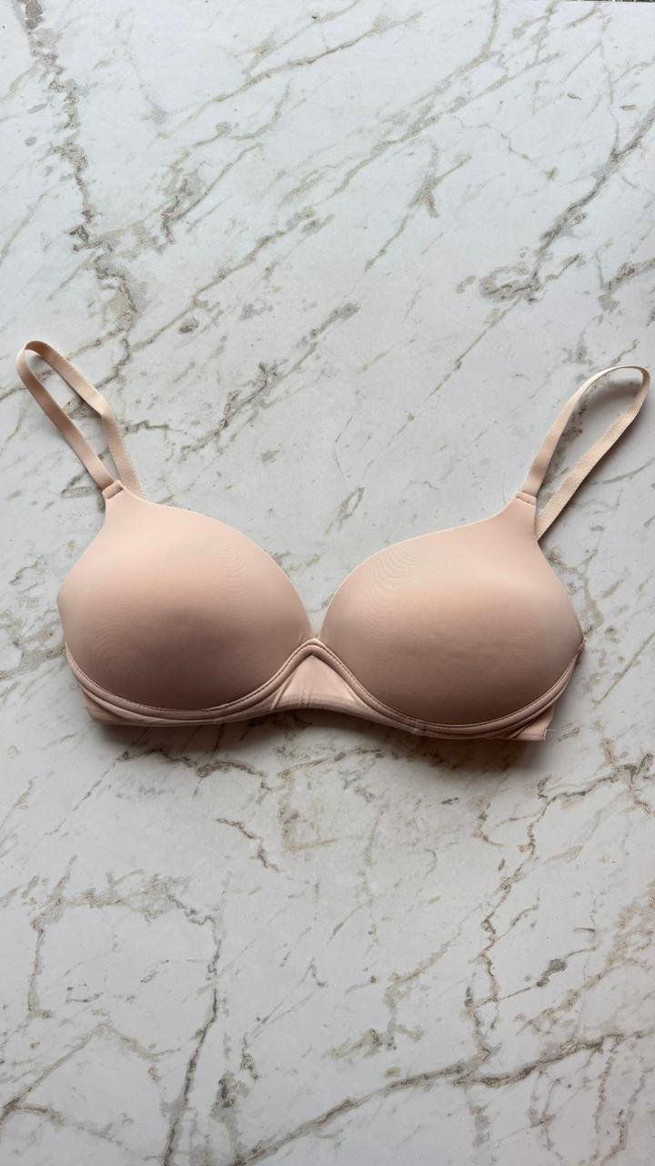 SUTIA COM BOJO SEM ARO EM MICROFIBRA NA SUA MEDIDA - TACA B - BEGE BALLET - 44B