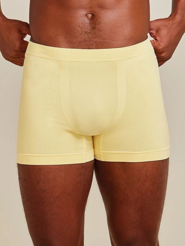 CUECA BOXER EM MICROFIBRA LIGHT - AMARELO AURUM - G