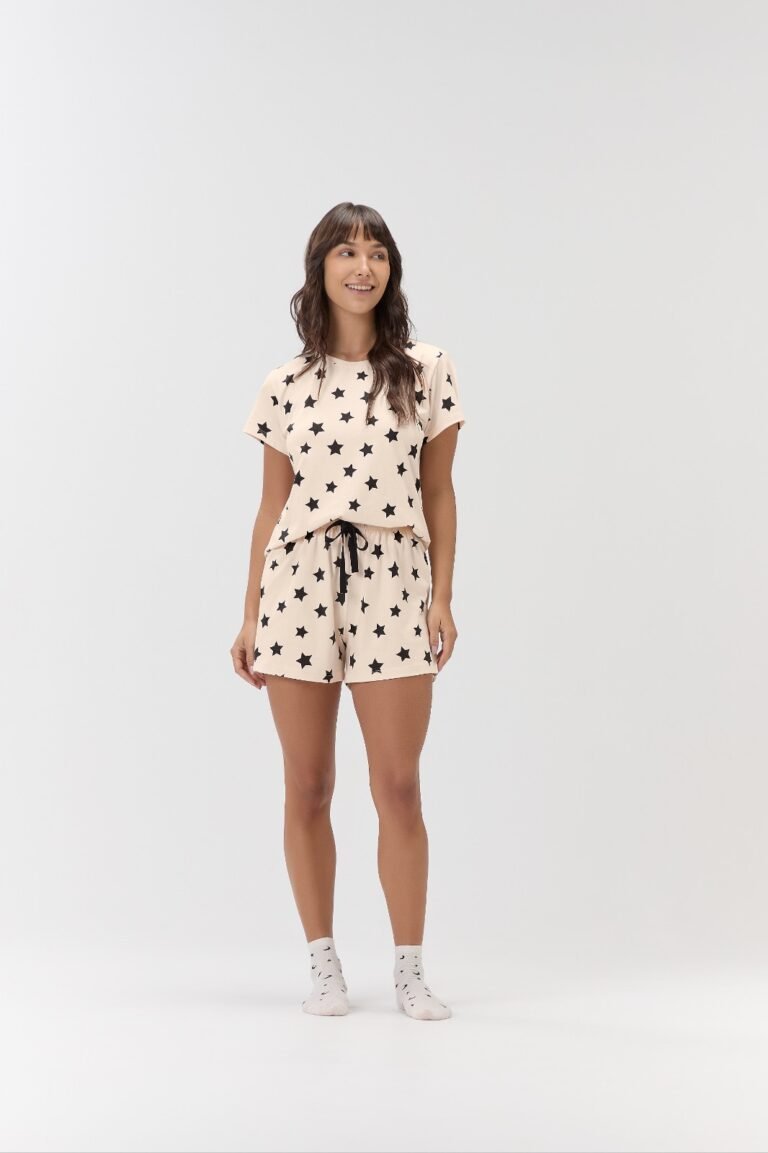 PIJAMA FEMININO MGA CTA C/ SHORTS / UNICA