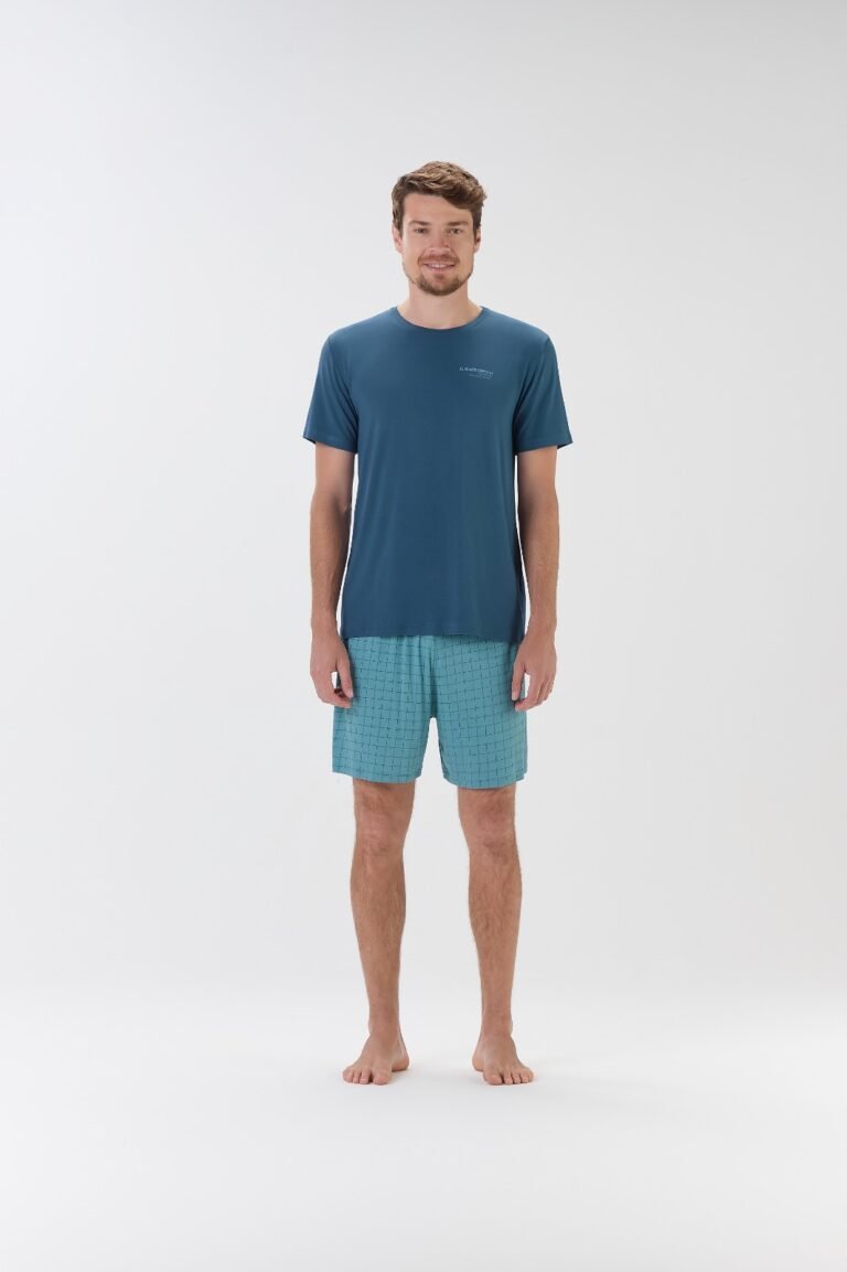 PIJAMA MASCULINO MGA CTA C/ BERMUDA / UNICA