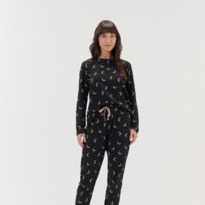 PIJAMA FEMININO MGA LGA C/ CALAA / UNICA