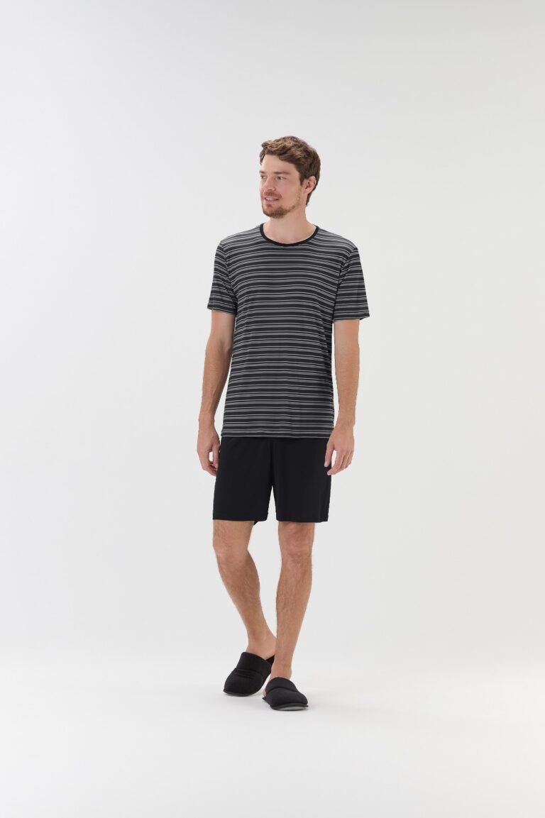 PIJAMA MASCULINO MGA CTA C/ BERMUDA / UNICA