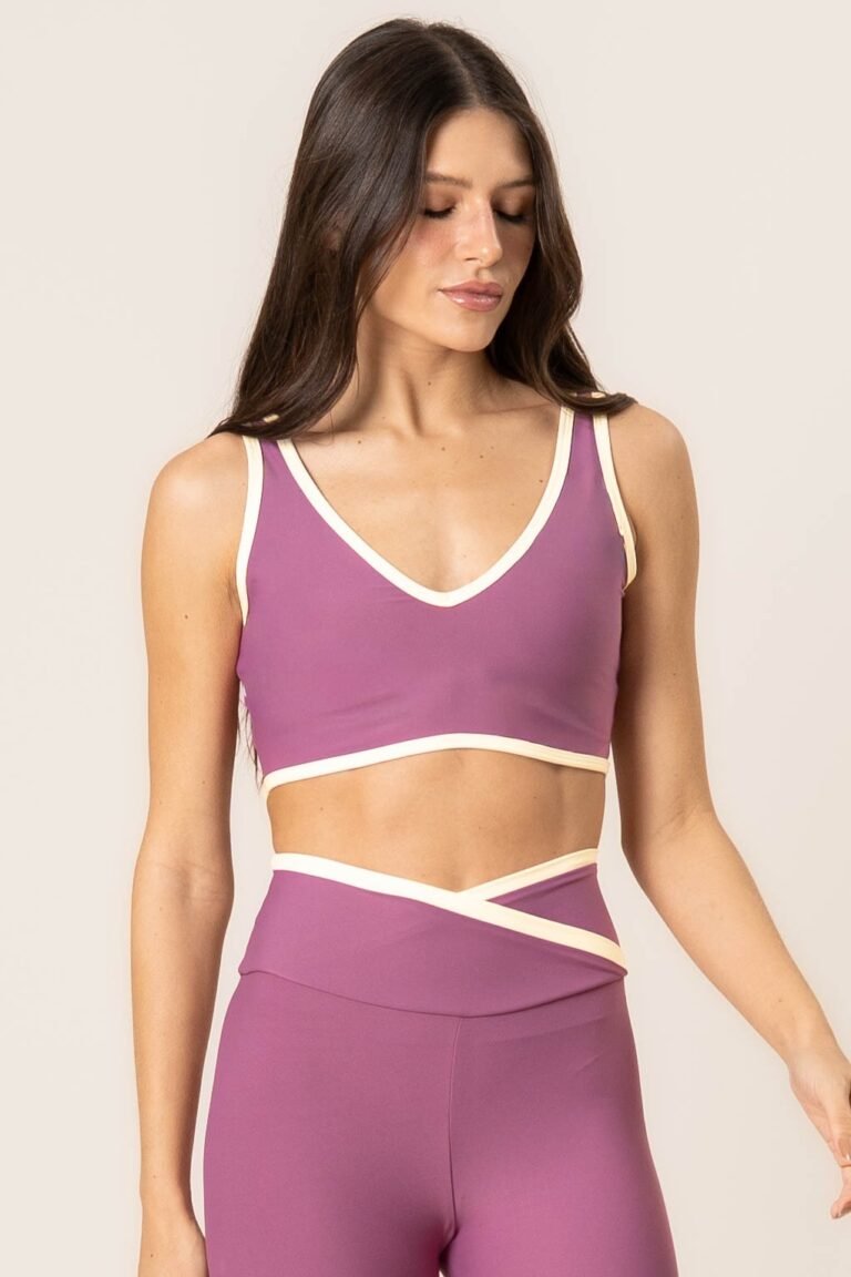 TOP DARK ROSE V PARALELO ROSA PINK/M