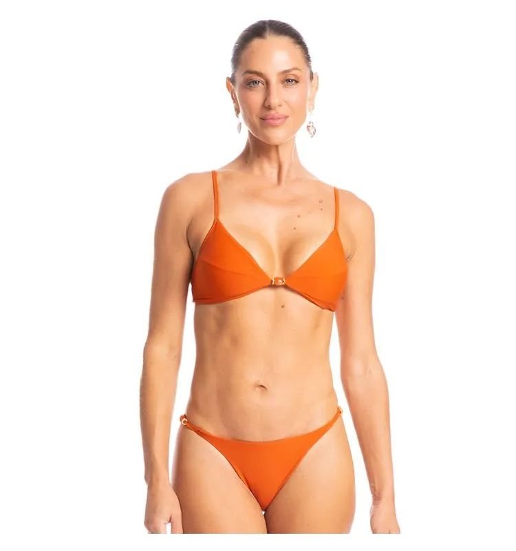 BIQUINI FERRUGEM LUNA STRING LARANJA  MEDIO/G