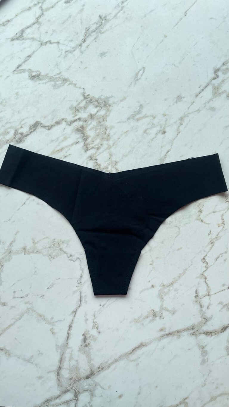 CALCINHA FIO DENTAL EM MICROFIBRA NUDE - PRETO - G