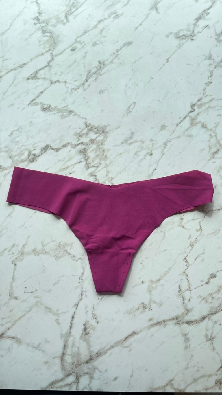 CALCINHA FIO DENTAL EM MICROFIBRA NUDE - ROSA DRAMA - G