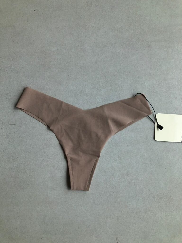 CALCINHA FIO DENTAL EM MICROFIBRA NUDE - BEGE CAMURCA - G
