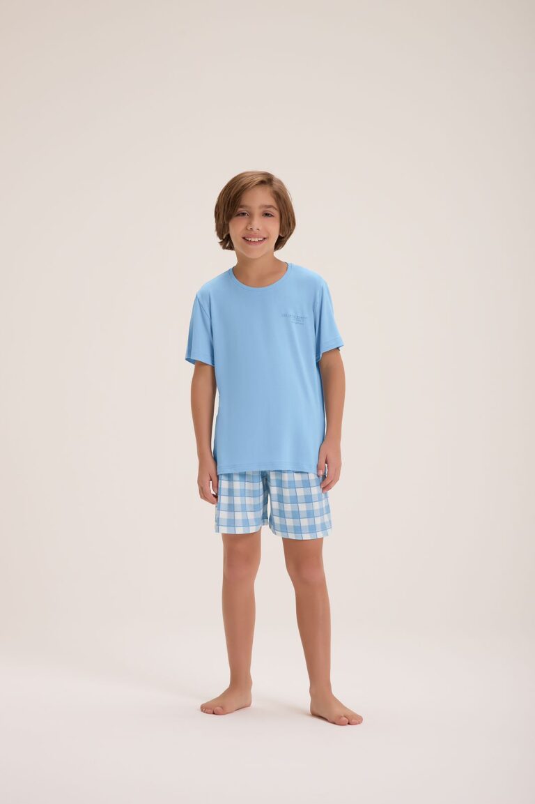 PIJAMA MASCULINO INFANTIL MGA CTA C/ BERMUDA / UNICA / 8
