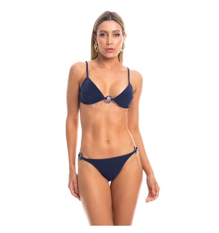 BIQUINI ANCORA LUNA STRING MARINHO/M