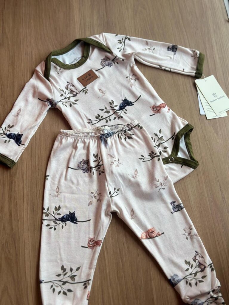 CONJUNTO WINTER FRIENDS BABY VERDE ESCURO/M