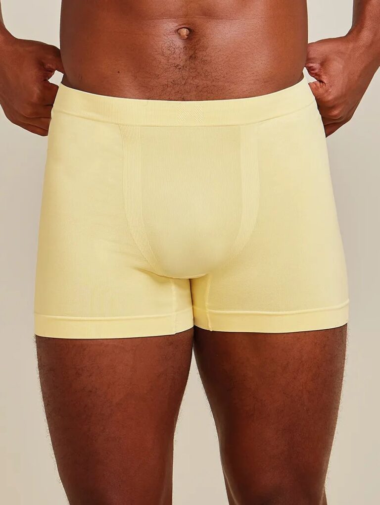 CUECA BOXER EM MICROFIBRA LIGHT - AMARELO AURUM - EG