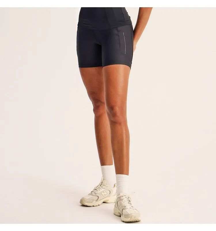 SHORTS MEDIO ELITE SLIM SHAPE COM 3 BOLSOS PRETO/G