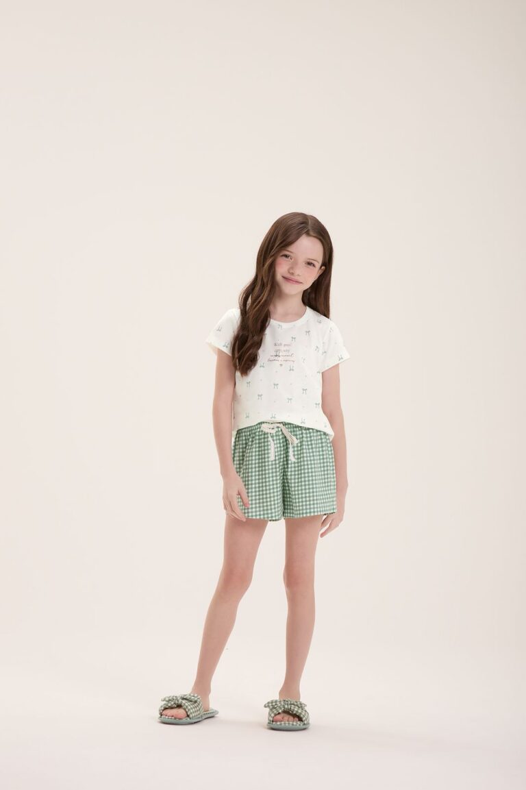 PIJAMA FEMININO INFANTIL MGA CTA C/ SHORTS / UNICA / 6