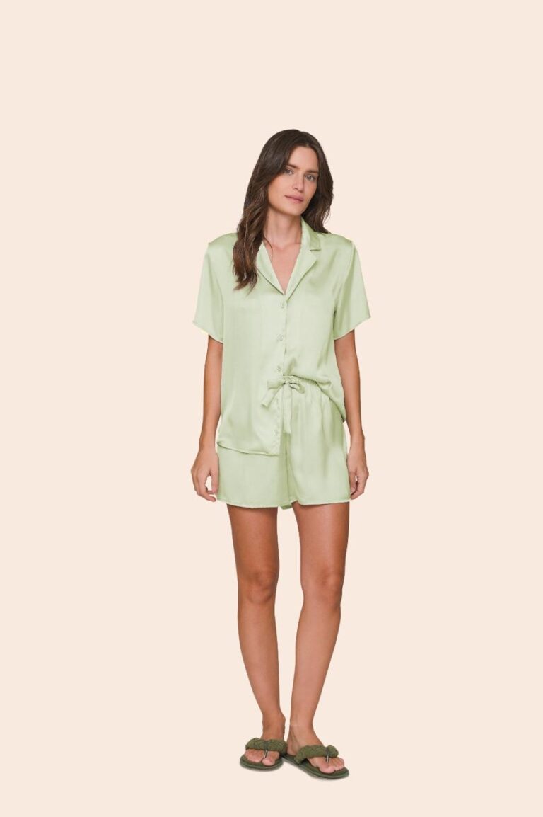 PIJAMA ABERTO SHORT FRESH MINT / UNICA / P