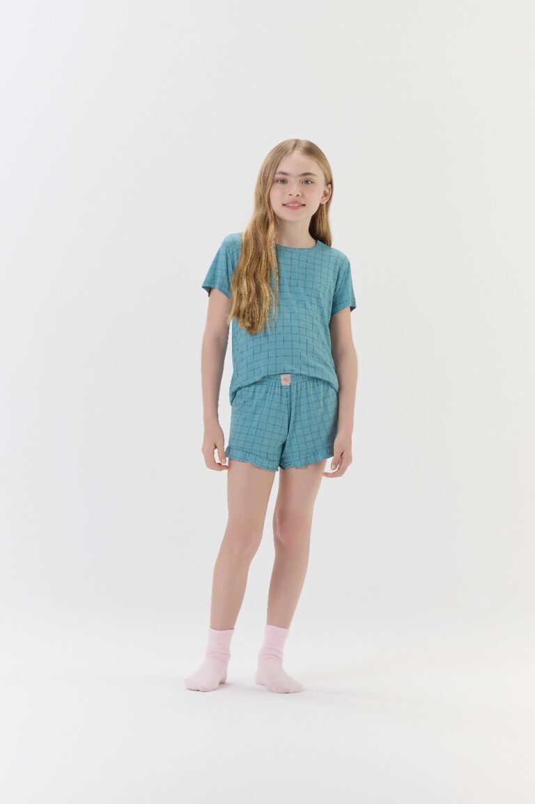 PIJAMA FEMININO INFANTIL MGA CTA C/ SHORTS / UNICA